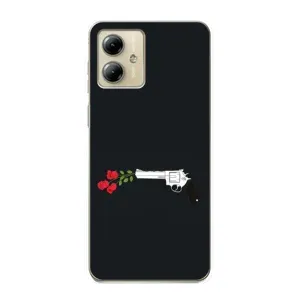 Чехлы (ART) Цветы на Motorola MOTO G14 (VPrint) (Неочікувані квіти)