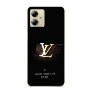 Чехлы Луи Витон для Motorola MOTO G14 (AlphaPrint - LOUIS VUITTON) (ремешок LV)