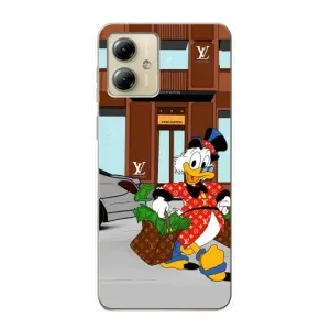 Чехлы для Motorola MOTO G14 - Скрудж МакДак Louis Vuitton (PREMIUMPrint)