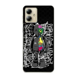 Чохол з принтом «Стиль Bearbrick» для Motorola MOTO G14