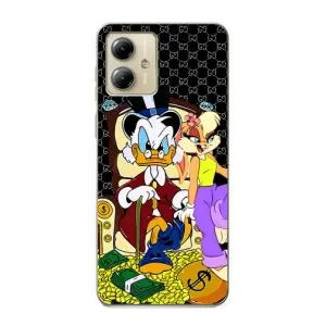 Чехлы для Motorola MOTO G14 - Скрудж МакДак Louis Vuitton (PREMIUMPrint) (Стильная Утка)