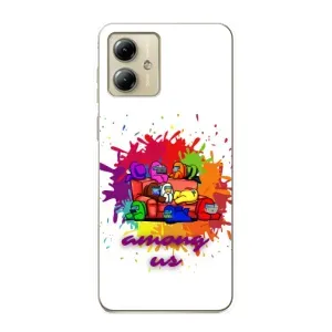 Чохли Амонг Ас для Motorola MOTO G14 (AlphaPrint) (Яскравий АмонгАс)