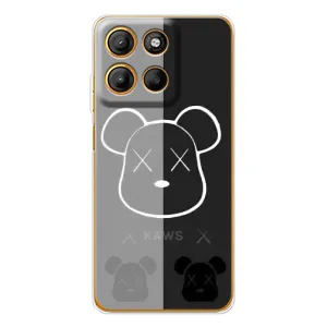 Чохли для Motorola Moto G15 Power - Bearbrick Louis Vuitton (PREMIUMPrint) (БеарБрік очі)