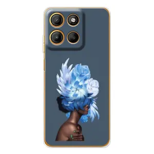 Чехлы (ART) Цветы на Motorola Moto G15 Power (VPrint) (Цветы на голове)