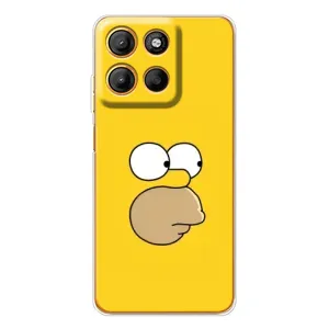 Чjхол з Сімпсонами для Motorola Moto G15 Power (VPrint) (Гомер)