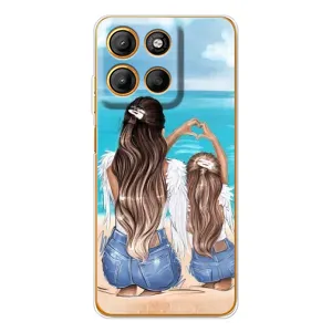 Чохол з друком для Motorola Moto G15 Power - (Мама з дитинкою) (AlphaPrint) (Мама з донькою)