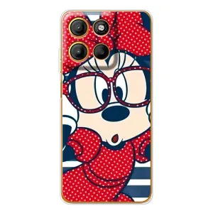 Міккі Маус чохол для Motorola Moto G15 Power (AlphaPrint - Мультяшні) (Маус в окулярах)