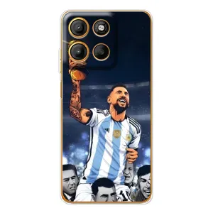Чохли для Motorola Moto G15 Power (Leo чемпіон) (AlphaPrint) (Мессі з кубком)