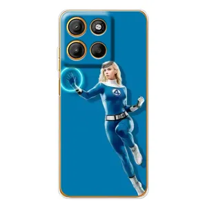 Чохол з принтом Фантастична четвірка для Motorola Moto G15 Power (Сью Сторм політ)