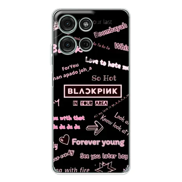 Чохол з принтом «BLACKPINK» для Motorola Moto G15