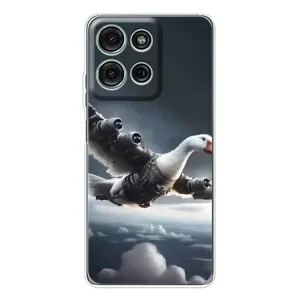 Чохол з мемом Тралалело тралала на Motorola Moto G15 (Бомбардіні гусіні)
