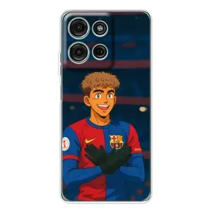 Чехол с футболистом Ламин Ямаль Motorola Moto G15 (Футболист Ямаль)