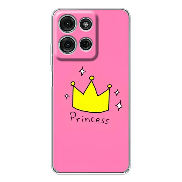 Чохол з принтом «Princess» для Motorola Moto G15