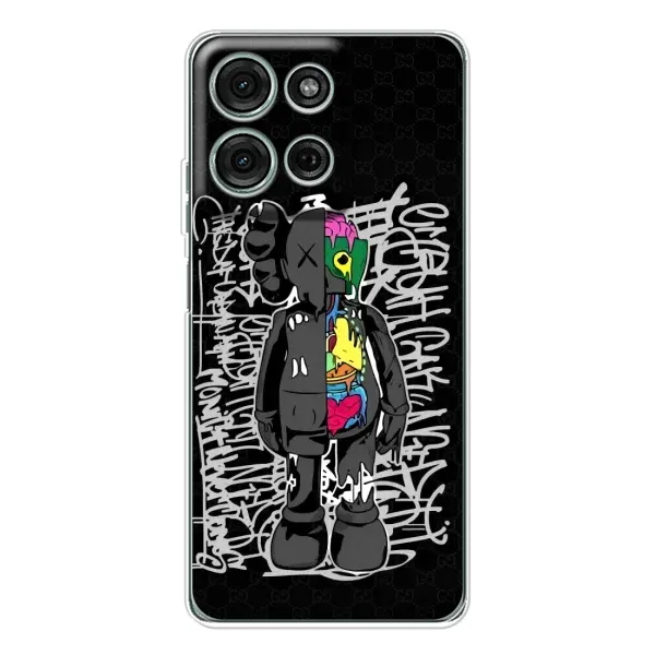 Чохол з принтом «Стиль Bearbrick» для Motorola Moto G15