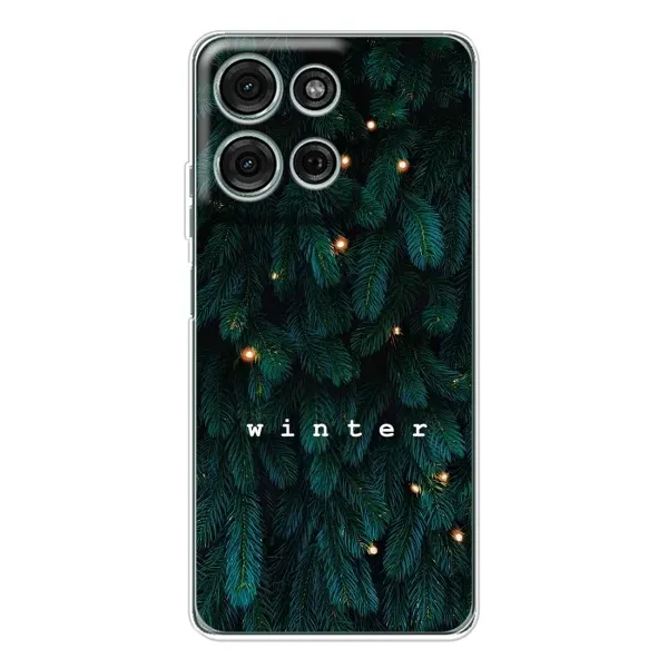 Чохол з принтом «Winter» для Motorola Moto G15