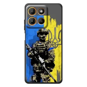 Чехлы с картинкой ЗСУ для Motorola Moto G17 Power (AlphaPrint) (АРТ солдат)
