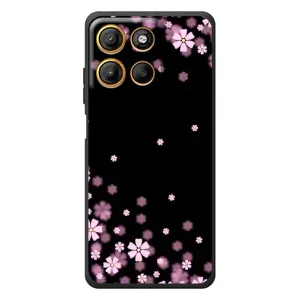 Чохол для 

Motorola Мото G17 Павер 
 - з принтом (Дизайнерські) (AlphaPrint) (Квіти маленькі)