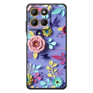 Чохли з квітами для Motorola Moto G17 Power (VPrint) (Дизайн квітів)