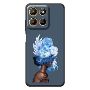 Чехлы (ART) Цветы на Motorola Moto G17 Power (VPrint) (Квіти на голові)