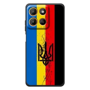 Украинские Чехлы для Motorola Moto G17 Power с картинкой УПА (AlphaPrint) (Флаг УПА)