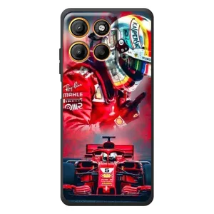Чехлы с Машинами на Мо Motorola Мо G17 Пауэр 
 (VPrint) (Гонщик)