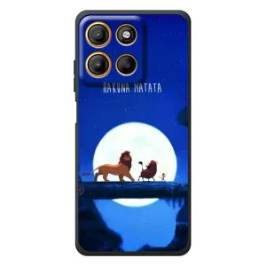 Чехол Король лев на Мо Motorola Мо G17 Пауэр 
 (Хакуна Матата)