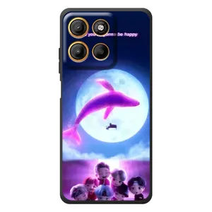 Чохли BTS для Motorola Moto G17 Power (AlphaPrint) (КИТ BTS)
