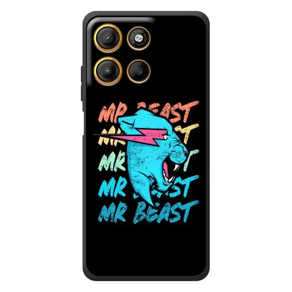 Чехол с принтом «logo Mr beast» для Motorola Moto G17 Power