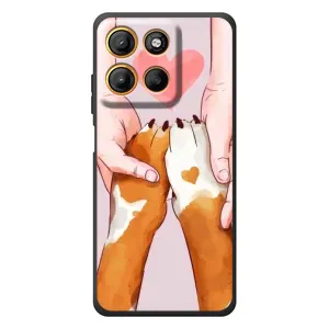 Чехлы с собаками для Motorola Moto G17 Power (VPrint) (Любовь к собакам)
