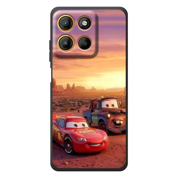 Чехол с принтом «Маквин и Метр» для Motorola Moto G17 Power Чехол с принтом «Маквин и Метр» для Motorola Moto G17 Power