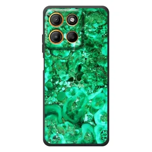 Мраморний чехол на Motorola Moto G17 Power (VPrint) (Салатовий Мрамор)