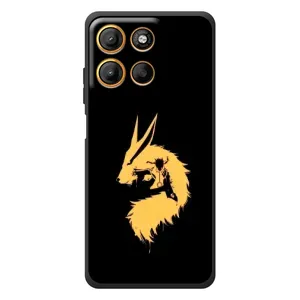 Naruto Anime Чехлы для Мо Motorola Мо G17 Пауэр
(AlphaPrint) (силуэт Курама Наруто)
