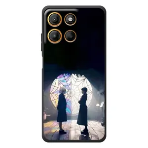 Чохли Венсдей на Motorola Moto G17 Power Уенсдей (AlphaPrint) (Венздей та Інід)