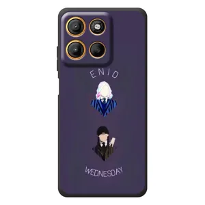 Чохли Венсдей на Motorola Moto G17 Power Уенсдей (AlphaPrint) (Венздей і подруга)