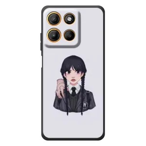 Чохли Венсдей на Motorola Moto G17 Power Уенсдей (AlphaPrint) (Венздей і Річ)