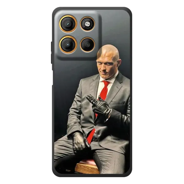 Чохол з принтом «Усик Hitman» для Motorola Moto G17 Power