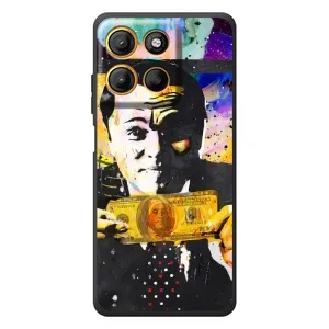 Популярные Чехлы с картинками для Мо Motorola Мо G17 Пауэр 
 (Волк с Уолл-стрит)