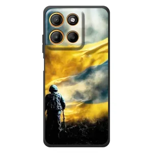 Українські, патріотичні Чохли для 

Motorola Мото G17 Павер 
 (Війна)