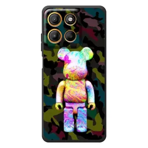 Чехлы для Motorola Moto G17 Power - Bearbrick Louis Vuitton (PREMIUMPrint) (Яркий Bearbrick)