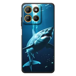 Чохол з картинкою 'Хижаки' для Motorola Moto G17 (Акула під водою)