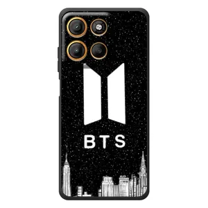 Чехлы BTS для Motorola Moto G17 (AlphaPrint) (БТС Лого)