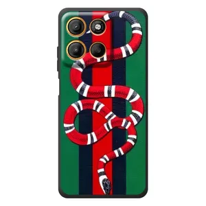 Чохли  GUCCI для 

Motorola Moto G17 
 (AlphaPrint) (Gucci змія)