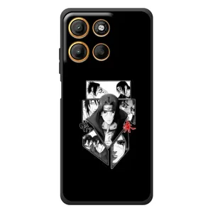 Чохли на тему: Ітачи Учіха для Motorola Moto G17 (AlphaPrint) (колаж Ітачі)