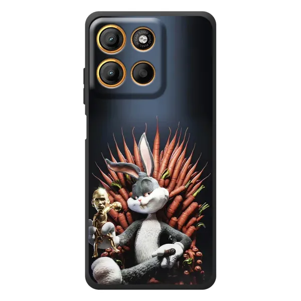 Чохол з принтом «Король Кролик» для Motorola Moto G17