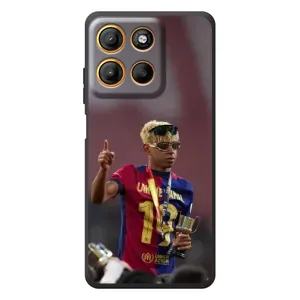 Чохол з футболістом Ламін Ямаль Motorola Moto G17 (Lamine Yamal)