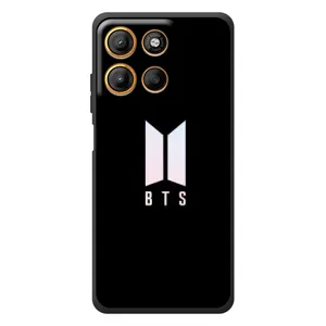 Чехлы BTS для Motorola Moto G17 (AlphaPrint) (Лого BTS)
