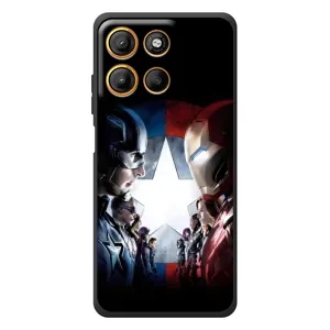 Чехлы с героями Марвел Motorola Moto G17 (VPrint) (Марвел стайл)
