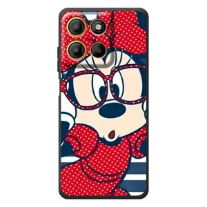 Эксклюзивный чехол для Motorola Moto G17 (AlphaPrint - Мультяшные) (Маус в очках)