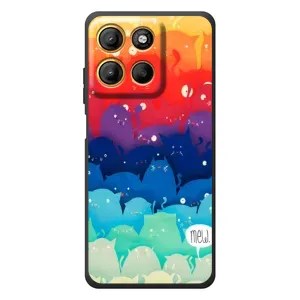 Чохол на 

Motorola Moto G17 
 з Котиками (VPrint) (Mew)