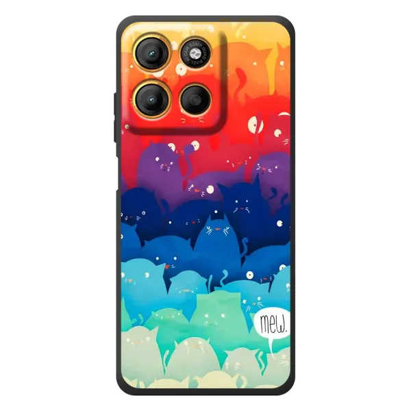 Чохол з принтом «Mew» для Motorola Moto G17